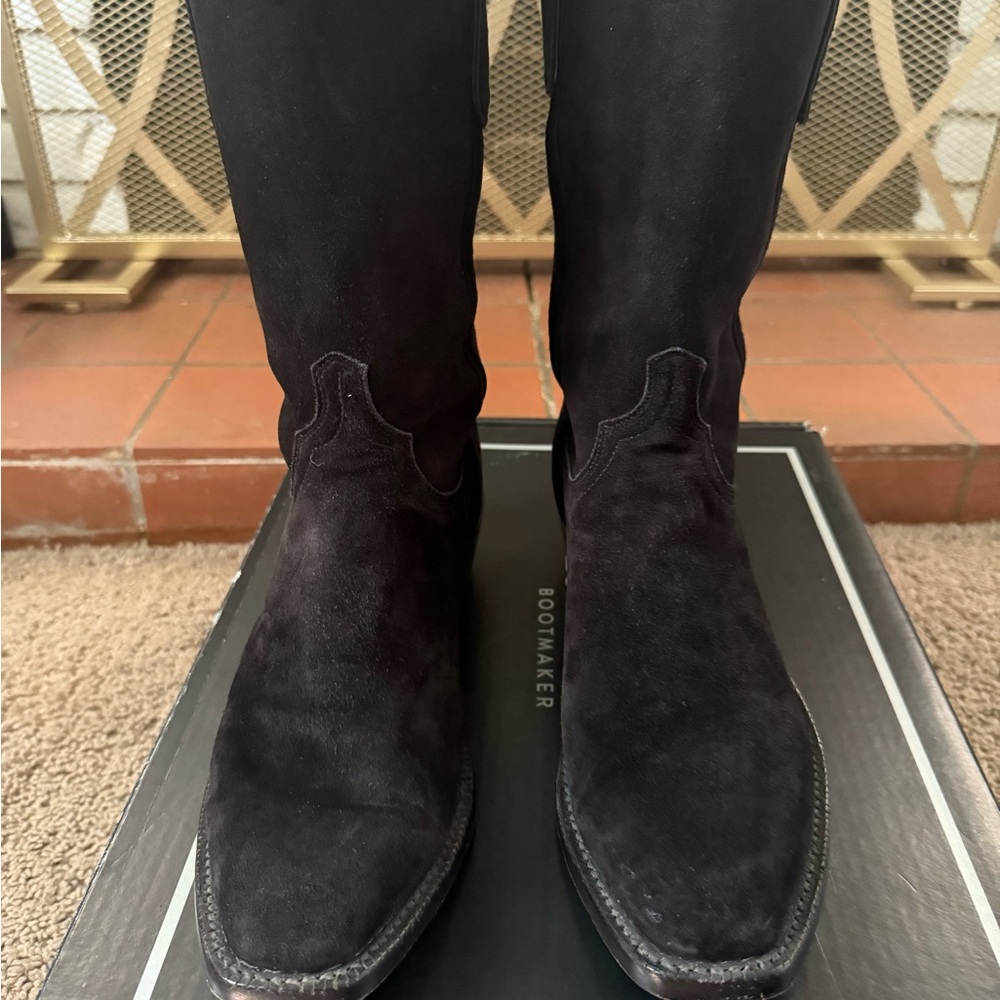 Lucchese Black Suede Chris Stapleton collection